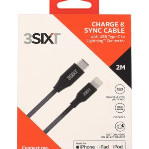 LIAISE 2M FABRIC USB CABLE SIL