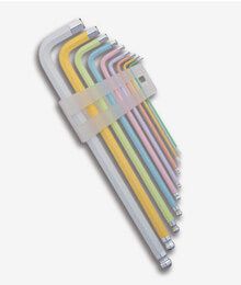 CM 9PCK COLOURED ALLEN KEYS