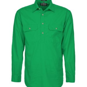 PILBARA RM200CF LONG SLEEVE KELLY GREEN