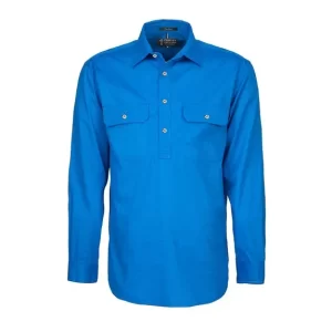 PILBARA RM200CF LONG SLEEVE LIGHT BLUE