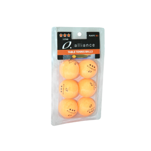 EAGLE TABLE TENNIS BALLS 6PK ORANGE