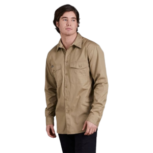 KING GEE K14820 LONG SLEEVE SHIRT KHAKI