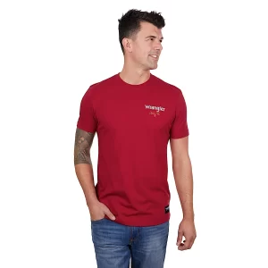 WRANGLER BEAU TEE RED
