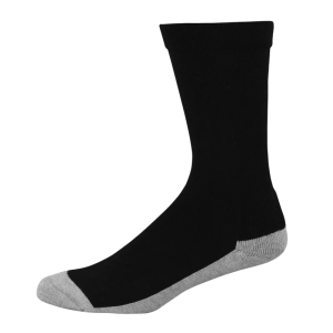 BAMBOO HEALTH SOCK GREY BLACK