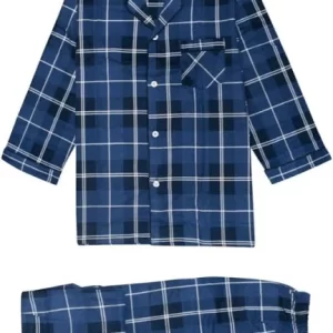 KOALA COMFORT SUEDE PJ SET BLUE