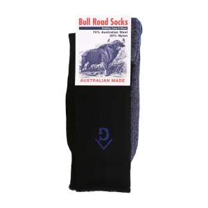 BULL ROAD SOCKS NAVY