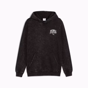 PUMA 68560001 HOODIE WASHED BLACK