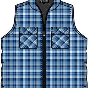 RITE QUILTED FLANNO VEST ASSORTED