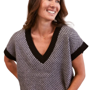 SEESAW SS220 VEST BLACK/SILVER